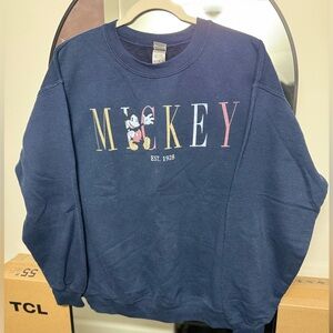 Mickey Mouse Crewneck Sweater
Navy
Size Medium